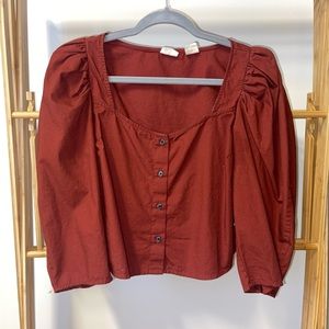 Levi’s puffed sleeve blouse